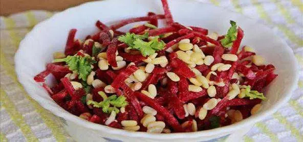 Snacks list Tasty and Healthy at the same time 6 Beetroot kosambari