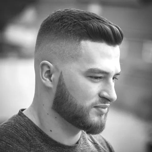 A man is showing his Crew Cut A man is showing his Crew Cut - Short Hairstyle for Men