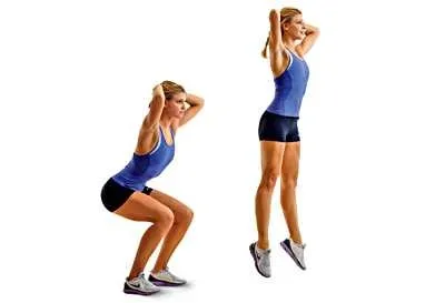 Squat jump Squat jump