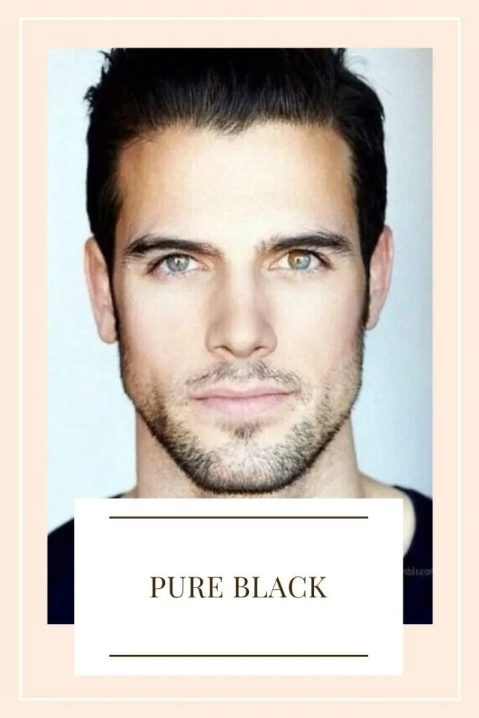 A boy is showing his pure black hair color A boy is showing his pure black hair color - hair color men 2021
