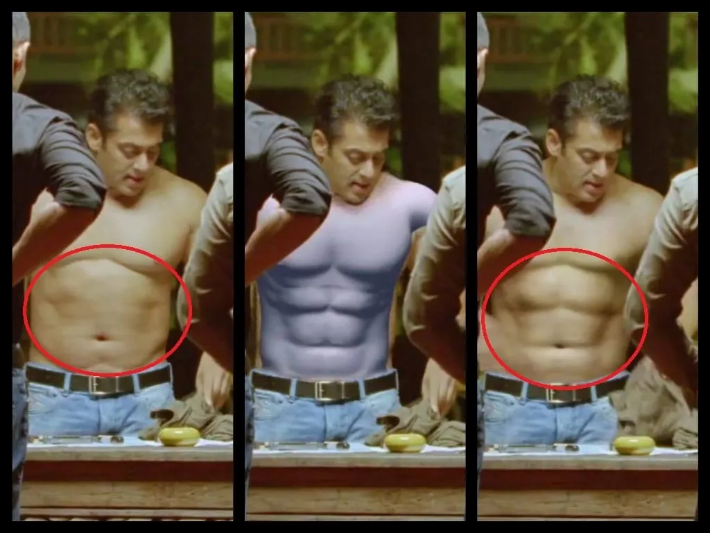 Does Salman Khan has a FAKE Six Pack Abs? 3 BREAKING : Salman Khan’s FAKE Six Pack Abs