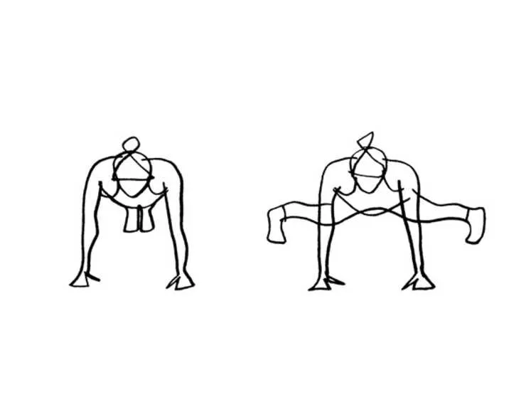 Jumping jack plank Jumping jack plank