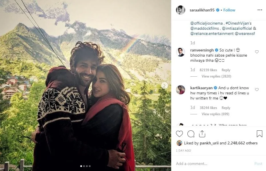 Are Kartik and Sara dating? 1 Are Kartik and Sara dating?