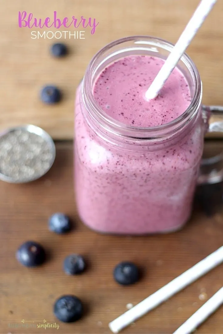 Blueberry Smoothie - vegetarian breakfast ideas for bodybuilding Blueberry Smoothie - vegetarian breakfast ideas for bodybuilding