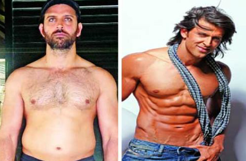 How Hrithik Roshan Came Out from Belly Fat and Made Six Packs?