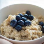 Fiber Rich Food Oats and Blueberry