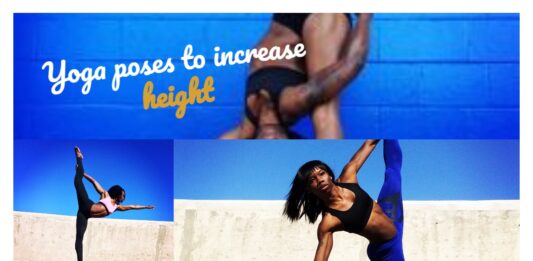 Yoga Poses to Increase Height - Collage of 3 Girls Yoga Posing and Stretching