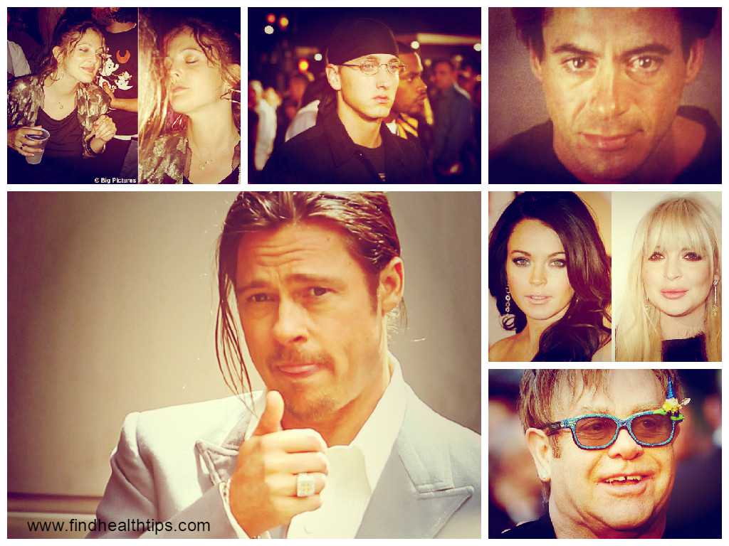 Celebrities Drug Addicted