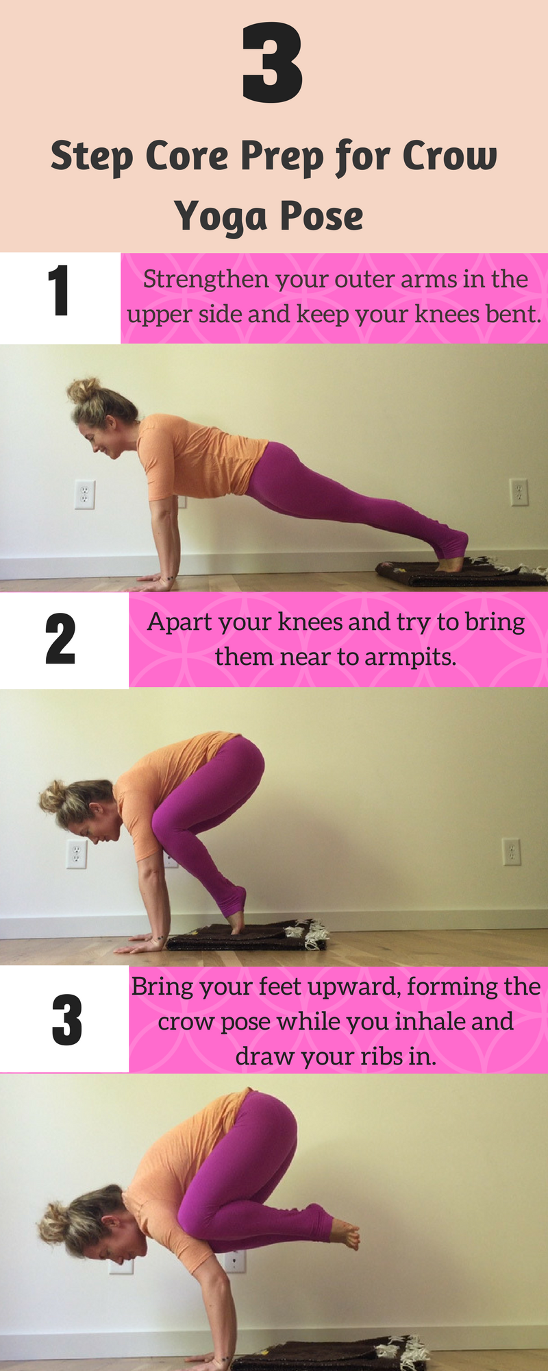 crow yoga pose