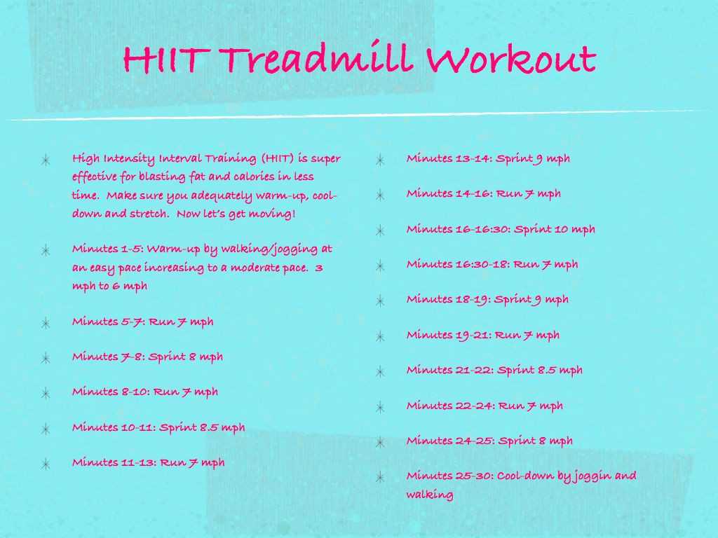 Best HIIT Treadmill Workout to Burn Fat