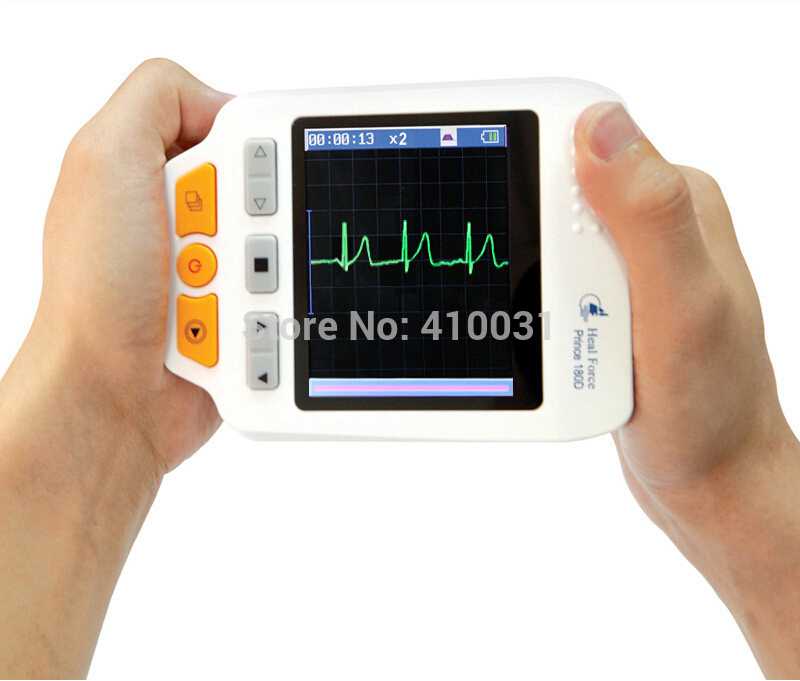 Colour Screen Handheld Portable Electrocardiogram ECG Monitors