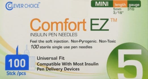 Clever Choice ComfortEZ insulin Pen Needles