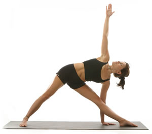 triangle pose