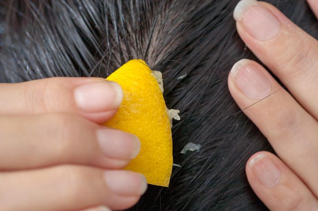 lemon on hair growth