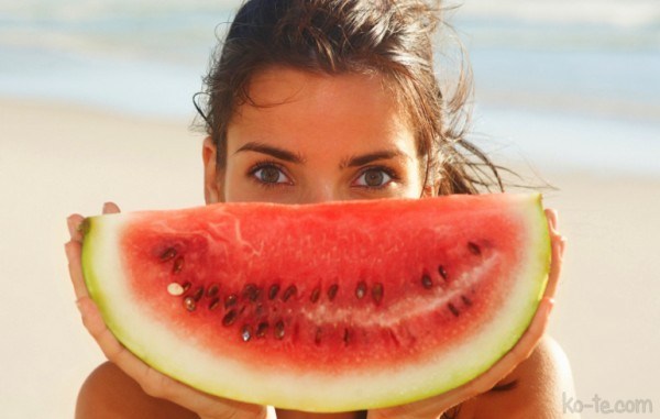 glowing skin watermelon
