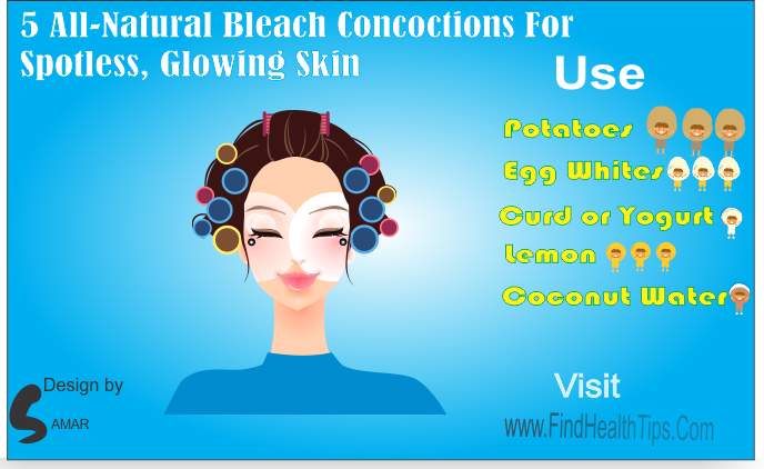 5 All-Natural Bleach Concoctions For Spotless, Glowing Skin
