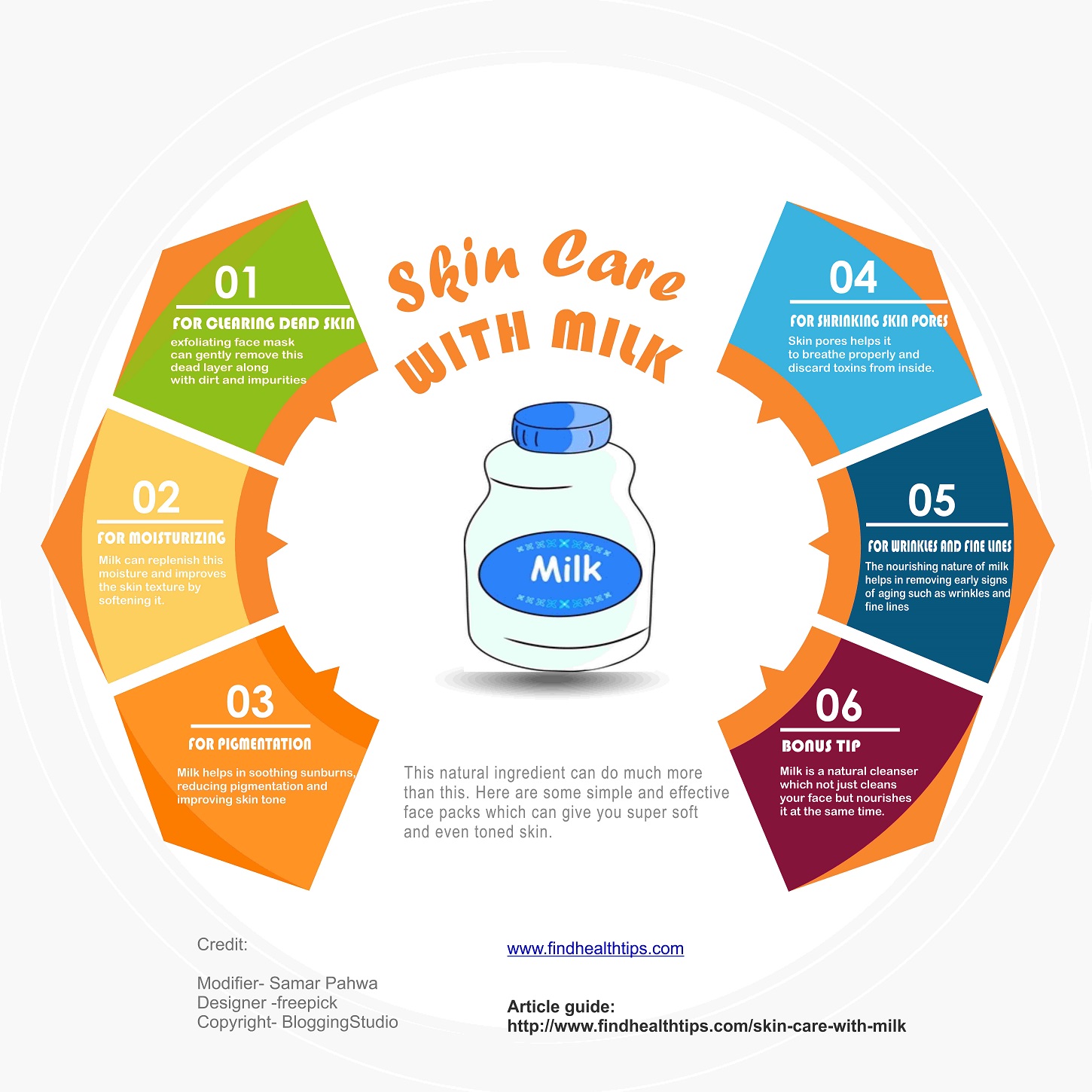 Top 5 Milk Face Packs For Daily Skin Care [Infographic] Find Health Tips