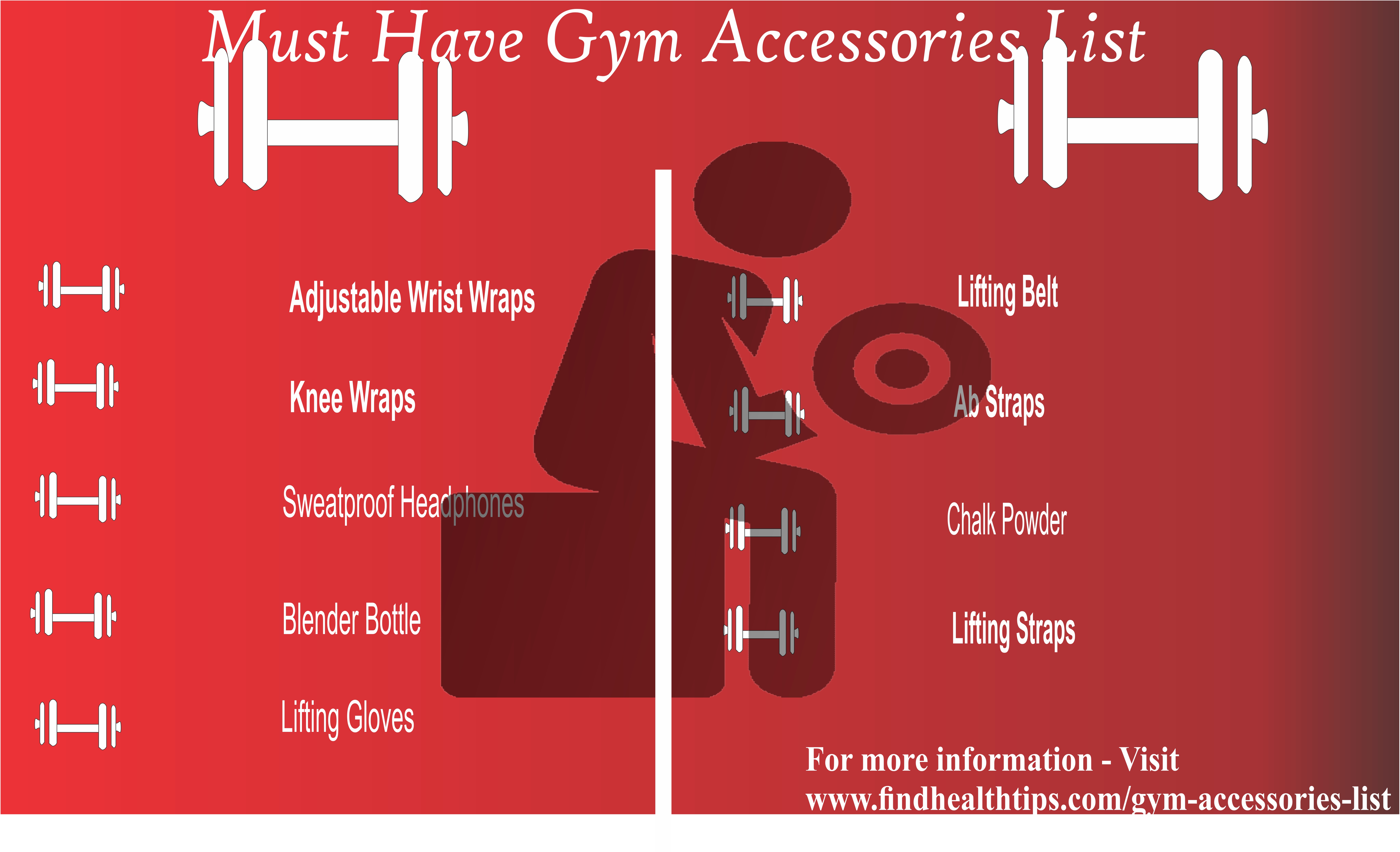 gym accessories list