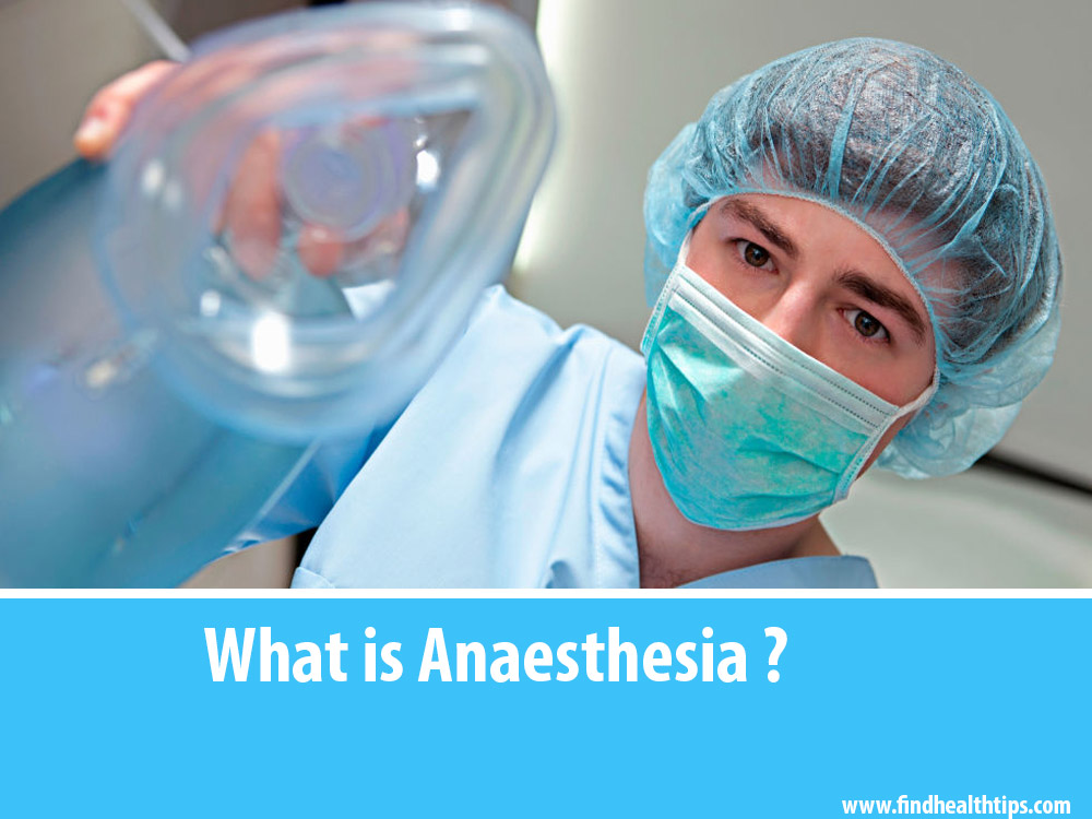 What is Anaesthesia