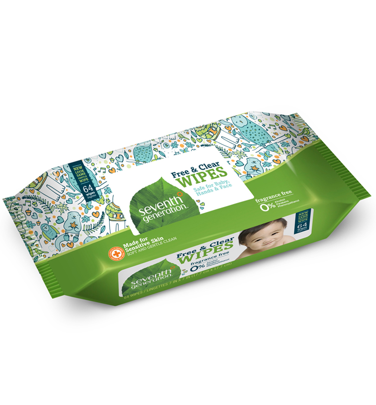 Seventh Generation Free and Clear Baby Wipes