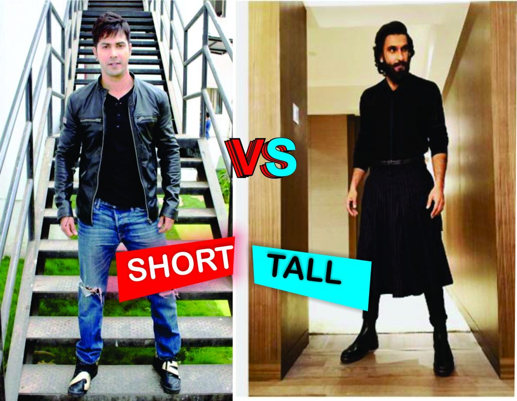 short height vs tall height