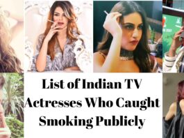 List of Indian TV Actresses Who Caught Smoking Publicly