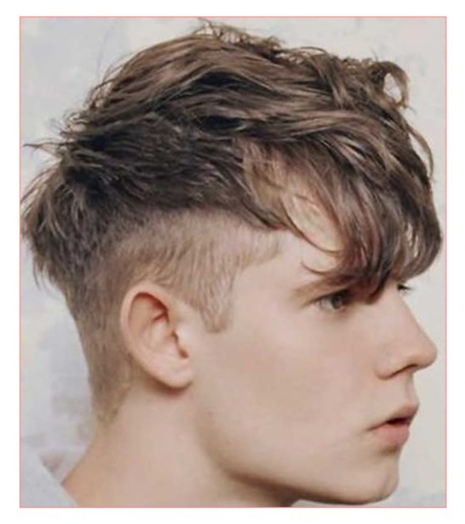 Man in Short Side Messy Hair - Short Sides Popular Haircut For Men