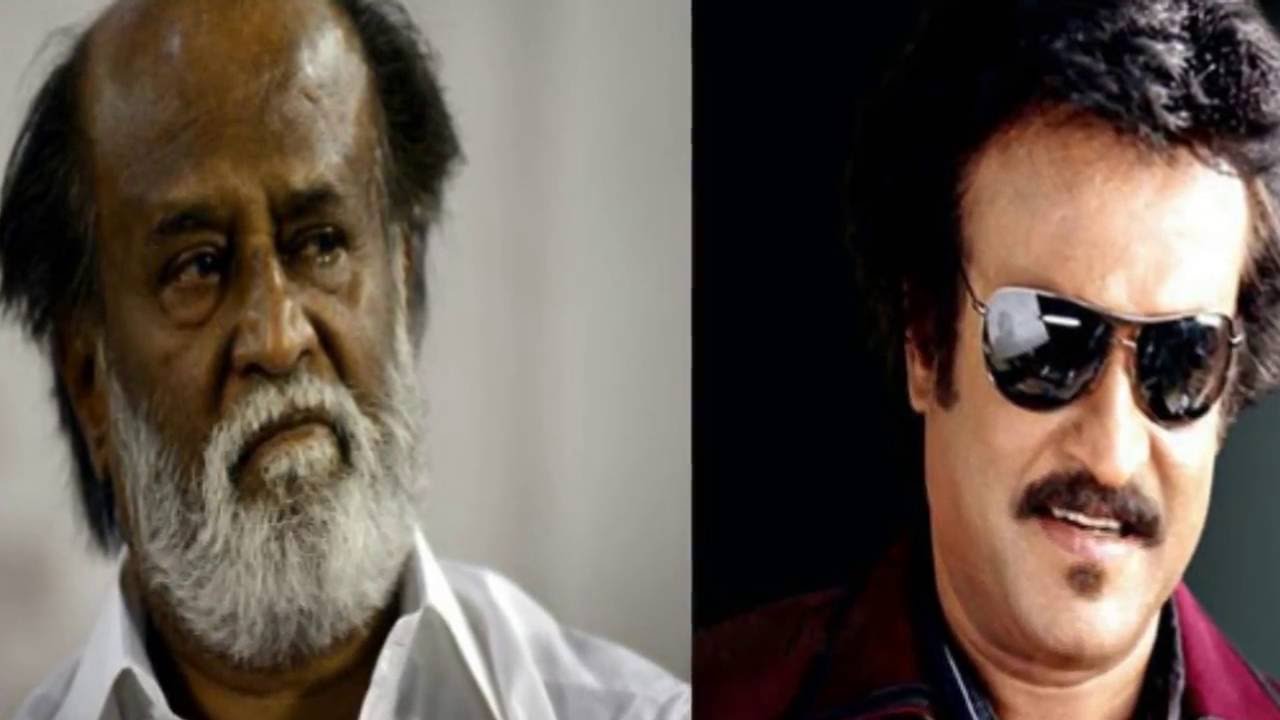 Rajnikanth makeup and no makeup look  - RajniKanth No Makeup