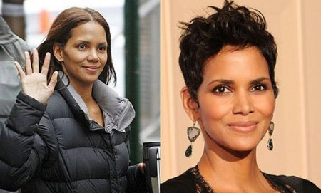 Top Hollywood Actresses without Makeup Photos 3 Halle Berry No Make Up