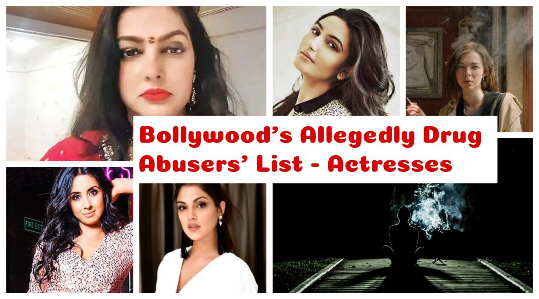 bollywood druggist actresses - Collage of Bollywood Actresses