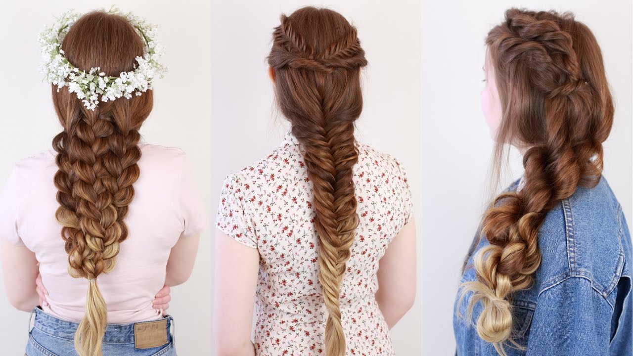 Women showing their Boho Braid - hair cut for girls long hair