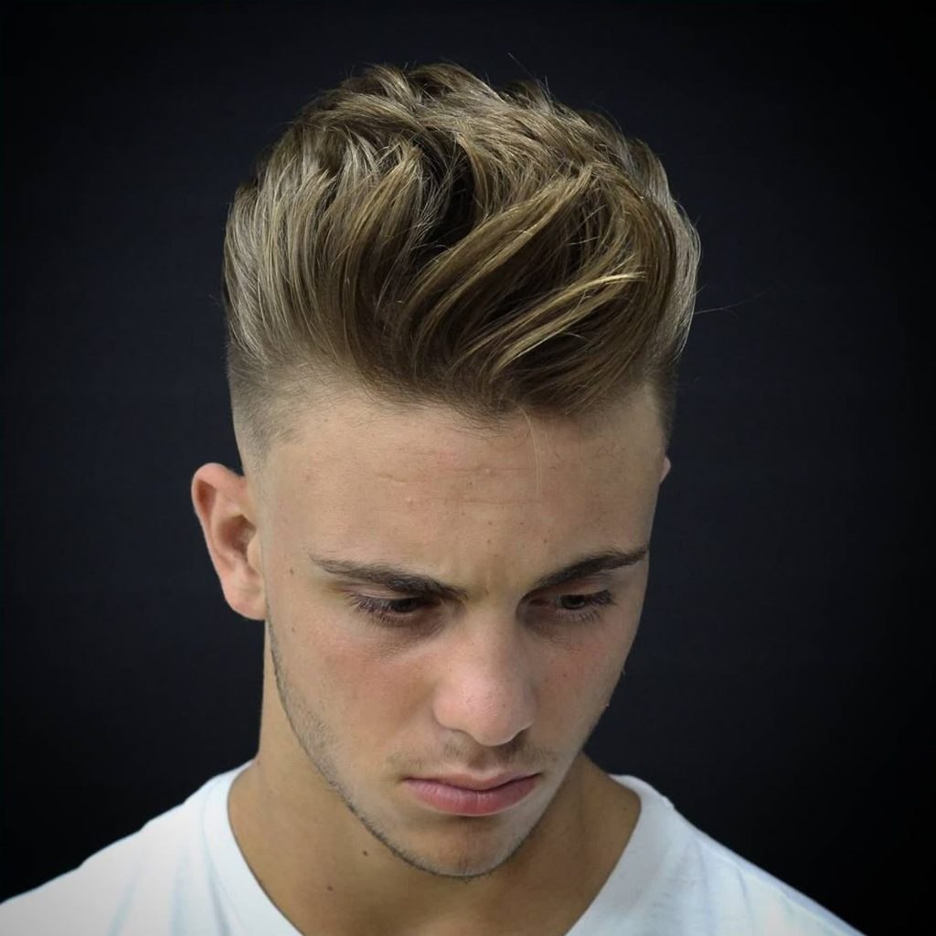 High Fade Curly Fringe - Hairstyle for Men 2022