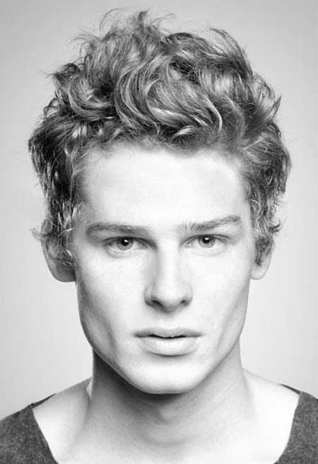 Messy Curls Hairstyle for Men 2018