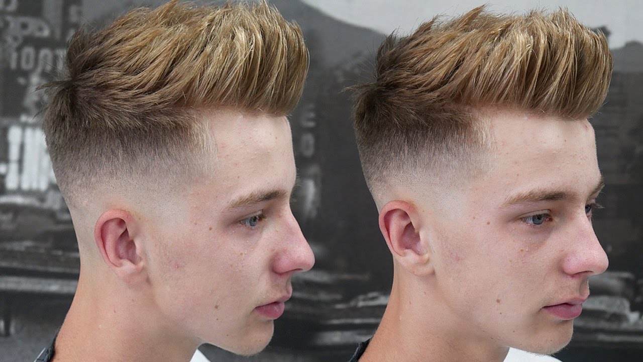 Textured Quiff Hairstyle for Men 2018