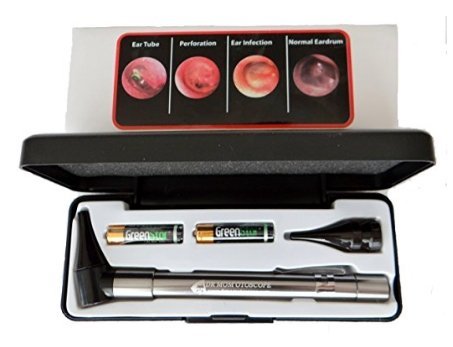 Dr Mom Slimline Third Generation Stainless Steel LED Pocket Otoscope