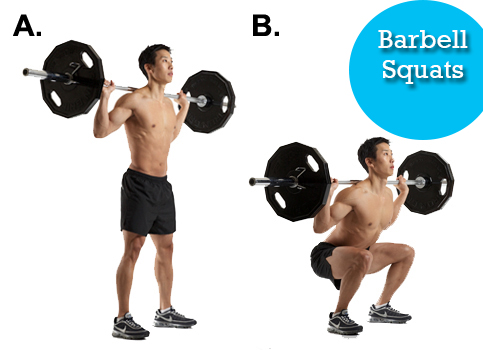Barbell Squats Full Body Workout