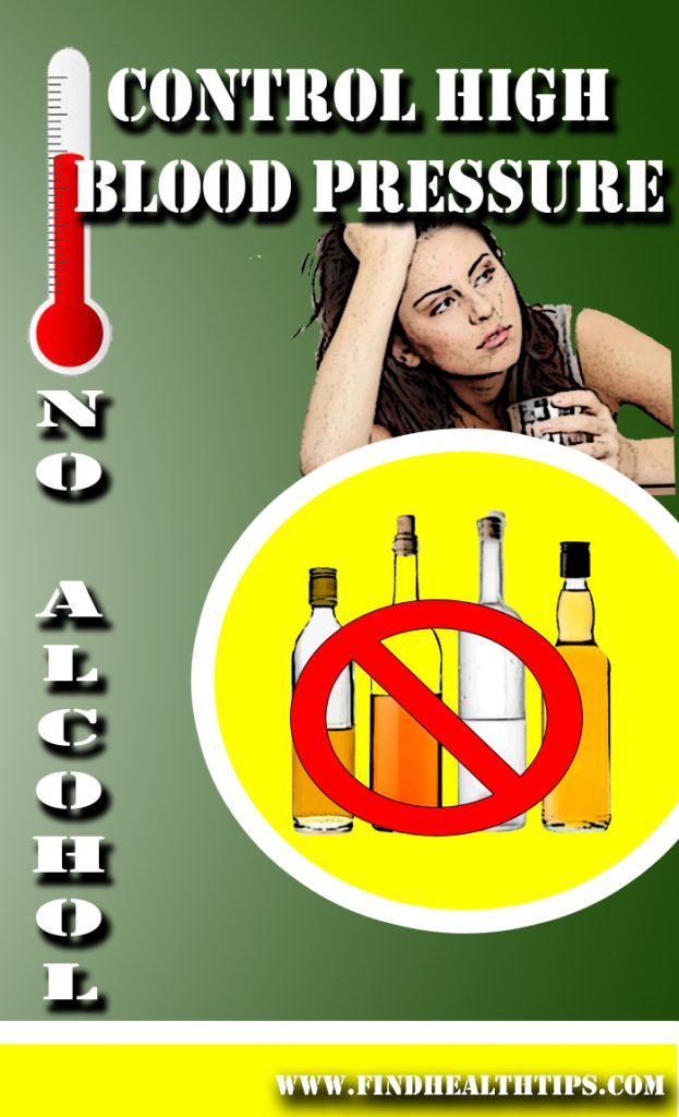High BP Avoid Alchohol