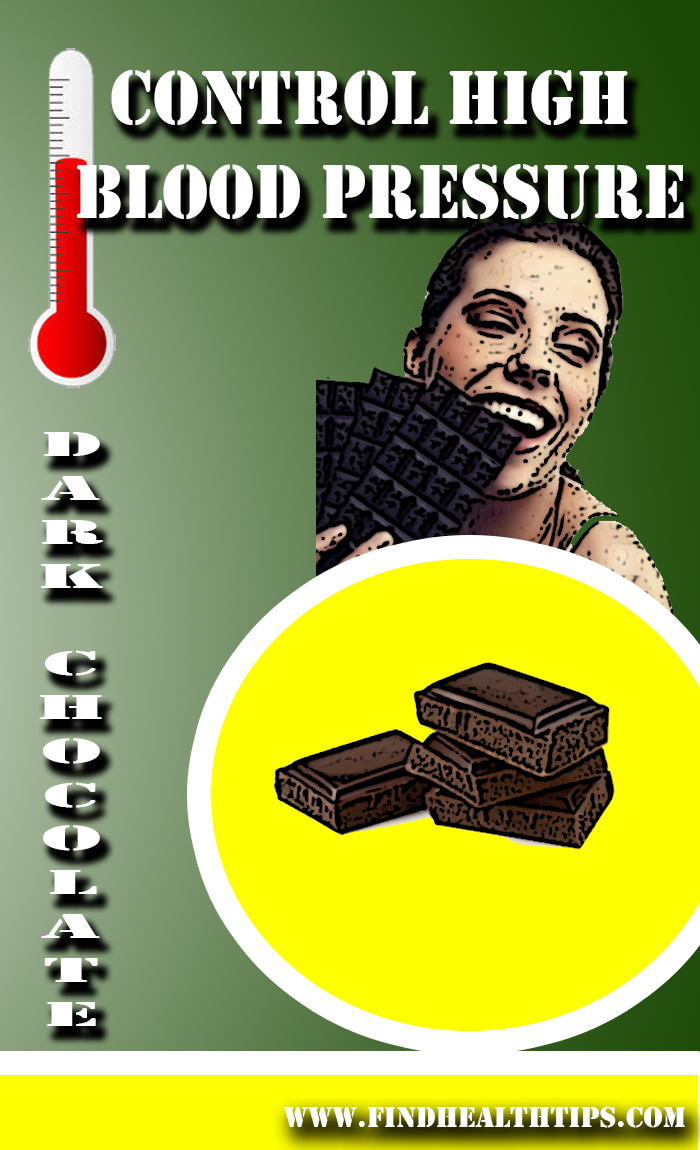 High BP eat dark chocolate