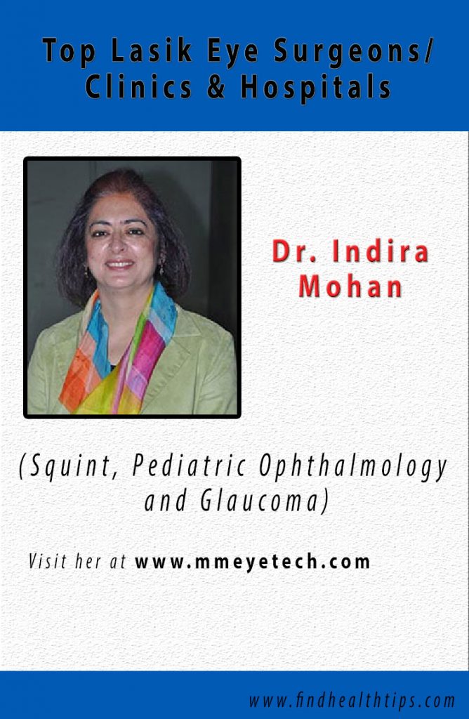 Indira Mohan lasik eye surgeons delhi