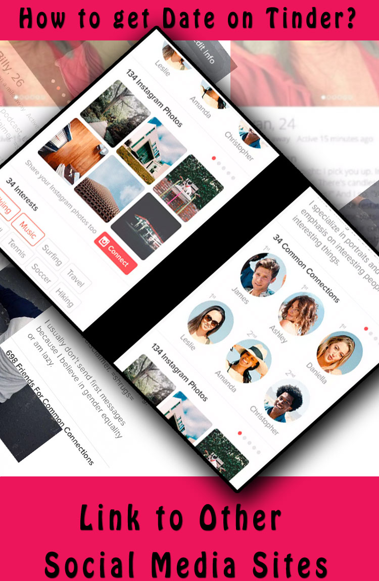 get date on tinder link to other social media sites