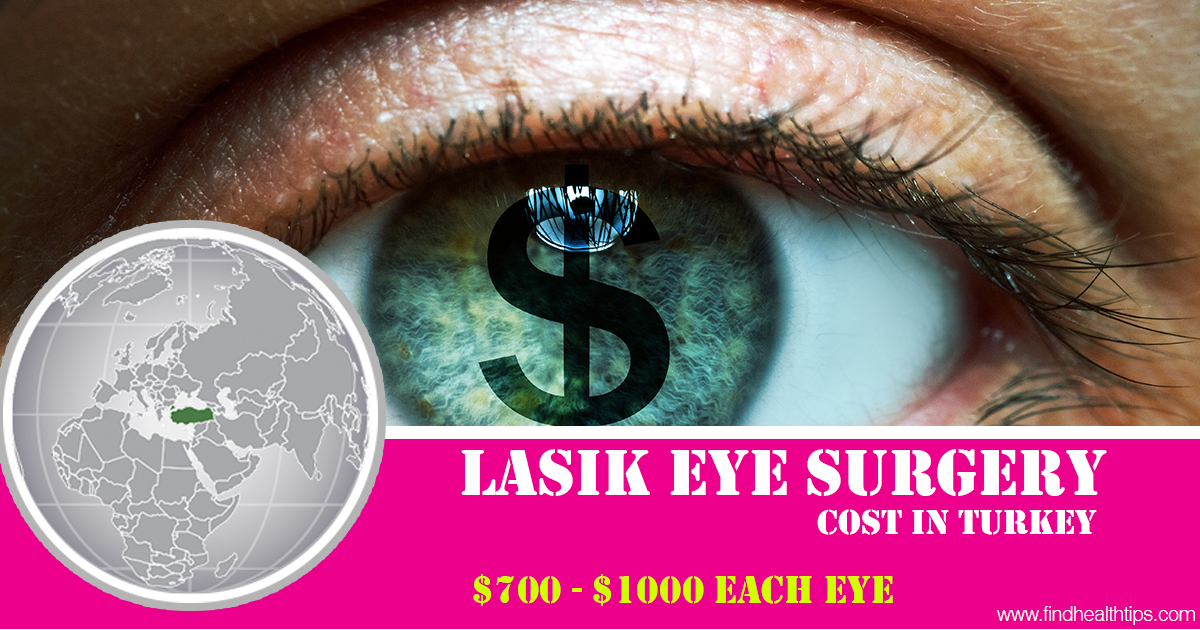 lasik eye surgery cost in Turkey