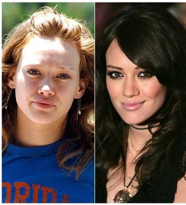 Hilary Duff without makeup photos