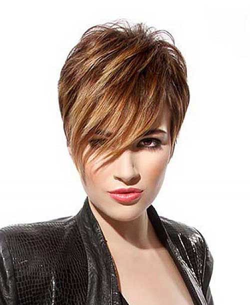 Layered Long Pixie Latest Short Hairstyle for Women