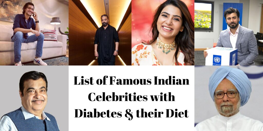 List of Famous Indian Celebrities (Personalities) with Diabetes & their Diet