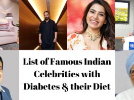 List of Famous Indian Celebrities with Diabetes & their Diet