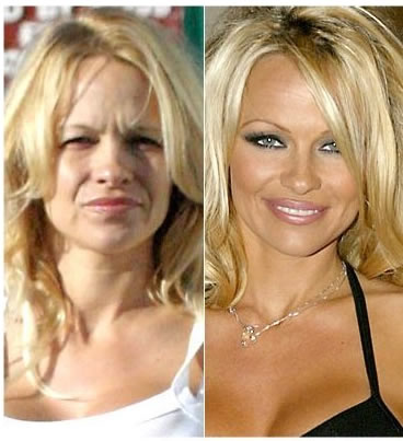Pamela Anderson without makeup photos
