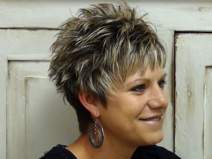 Spiked Short Hairstyle for Women Spiked Short Hairstyle for Women