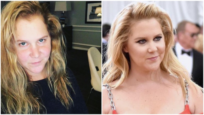 amy schumer without makeup photos