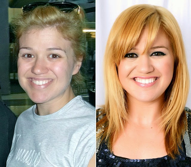 kelly clarkson without makeup photos