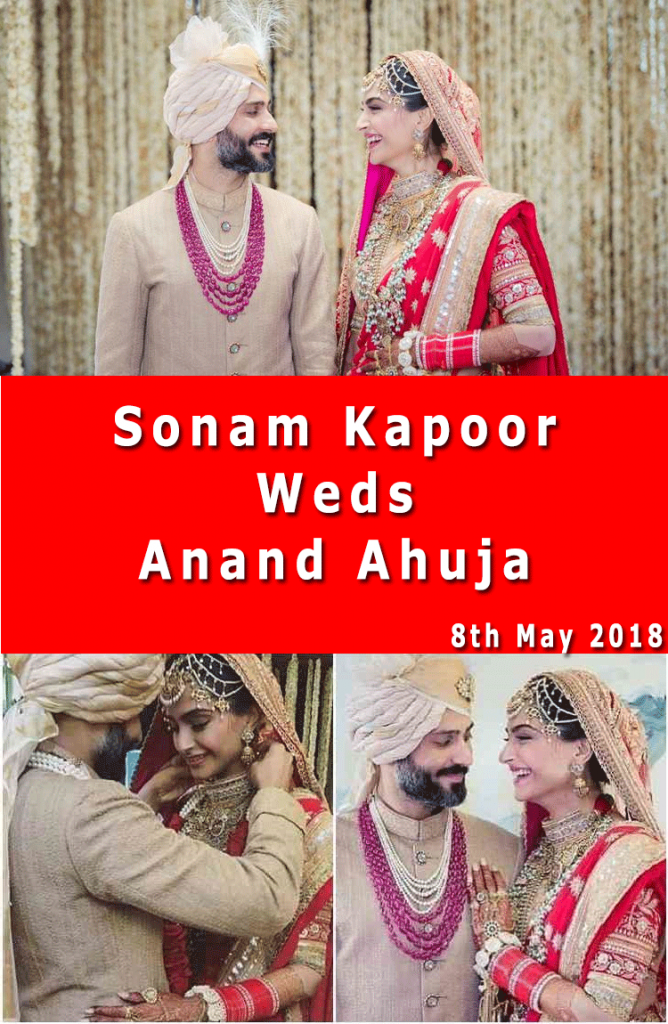 sonam kapoor wedding 8 may 2018